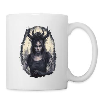 Seduction Girl Devil Evil Goth Gothic Dark - Mug - white - Right