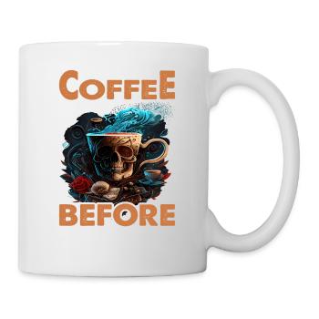May Your Coffee Kick In Before Reality Does 57 - Mug - white - Right