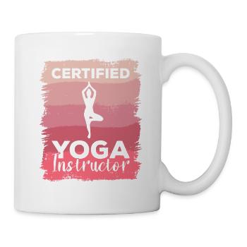Certified Yoga Instructor Meditation - Mug - white - Right