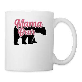 "Mama Bär" für Frauen - Tasse - Weiß - Rechts