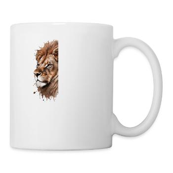 Christlich Religiös Bibel Vers Sprüche Löwe Wortspiel - Tasse - Weiß - Rechts