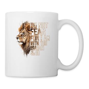 Paroles chrétiennes religieuses de verset bibliques Lion Cool - Mug blanc - blanc - Droite