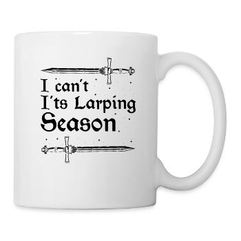 Rollenspiel Zitat für Larper und Larp - Tasse - Weiß - Rechts