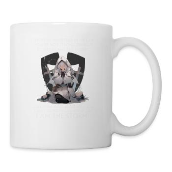 Christlicher Bibelvers Religiöses Kreuz Anime Ritter - Tasse - Weiß - Rechts
