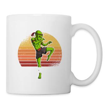 Le Muay Thai est ma thérapie - Mug blanc - blanc - Droite