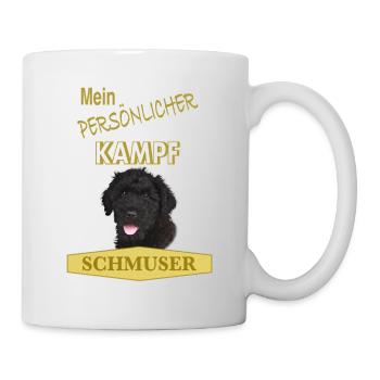Persönlicher Kampfschmuser - Russischer Terrier - Tasse - Weiß - Rechts