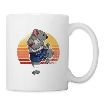 Le Muay Thai est ma thérapie - Mug blanc - blanc - Droite