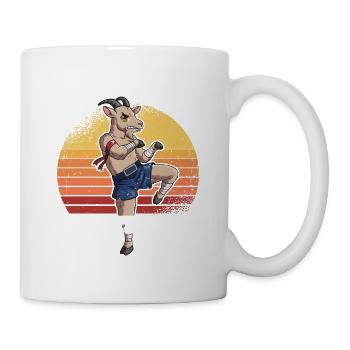 Le Muay Thai est ma thérapie - Mug blanc - blanc - Droite