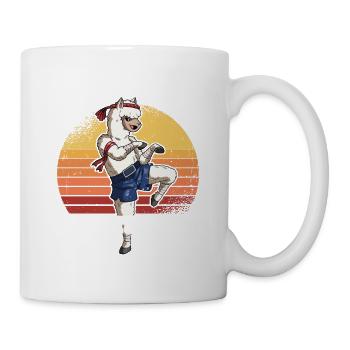 Le Muay Thai est ma thérapie - Mug blanc - blanc - Droite