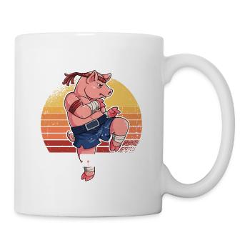 Le Muay Thai est ma thérapie - Mug blanc - blanc - Droite