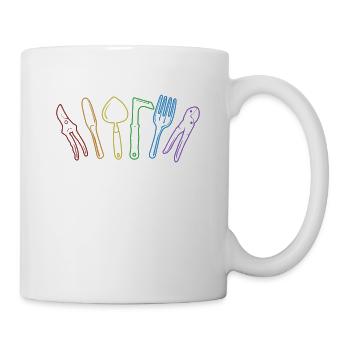 Gardening LGBT Rainbow Allotment Garden Horticulture - Mug - white - Right