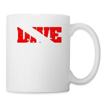 Tauchen Taucher Tauchen Schnorchler Schnorcheln - Tasse - Weiß - Rechts