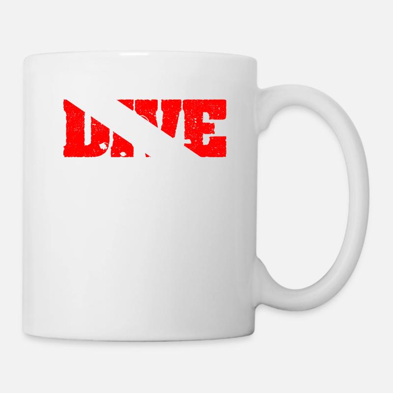 Plongée sous-marine Plongée plongée en apnée Snorkeling - Mug blanc - blanc