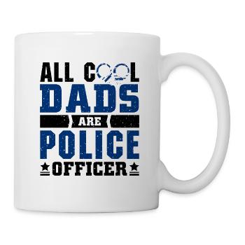 Polizei Polizist Polizeibeamte - Tasse - Weiß - Rechts
