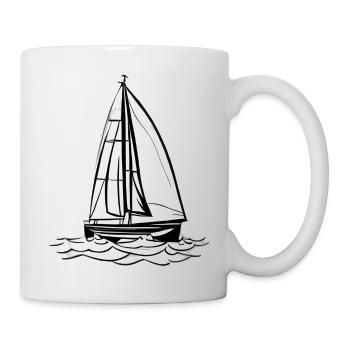 Sailing ship Sailing Sailing Sailing Sailboat - Mug - white - Right