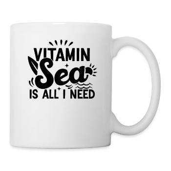 "Vitamin Sea" for men or women - Mug - white - Right