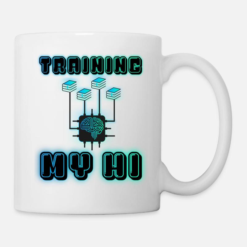 TRAINING MY HI (Menschliche Intelligenz) - Tasse - Weiß