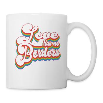 Love Has No Borders - Pride Month LGBTQ - Mug - white - Right