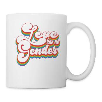 Pride Month LGBTQ - No Gender for Love - Mug - white - Right