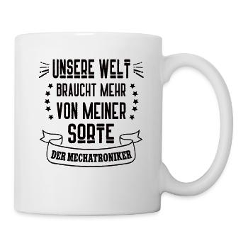 Mechatroniker KFZ Mechaniker KFZ-Mechatroniker - Tasse - Weiß - Rechts