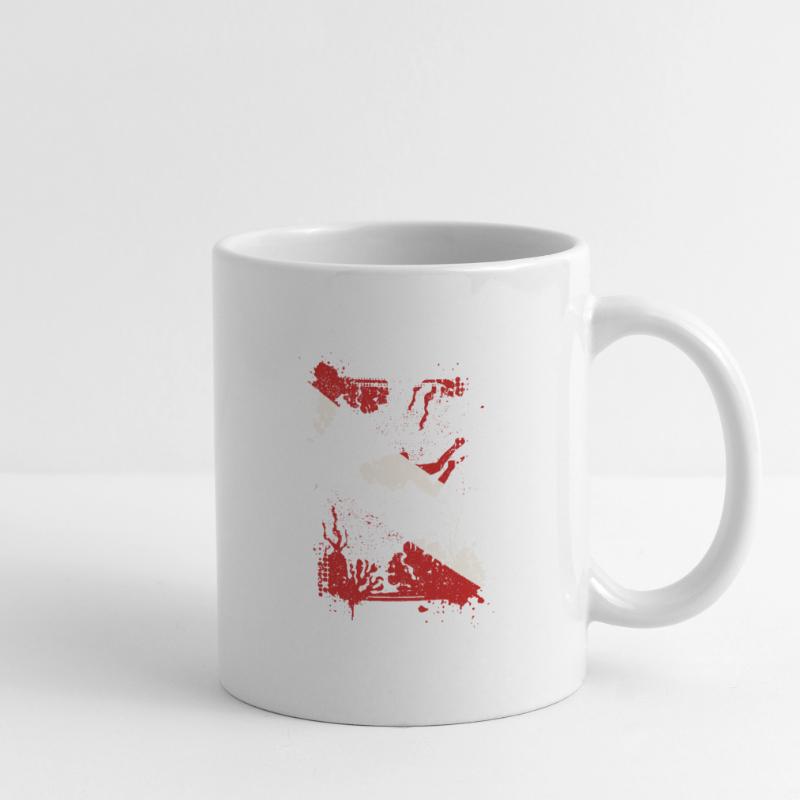 Scuba Dive Flag Deep Diving Divemaster Instructor Mug