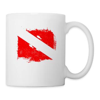Moniteur de grotte Divemaster Instructeur de plongée profonde - Mug blanc - blanc - Droite