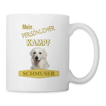 Mein persönlicher Kampfschmuser - Kuvasz - Tasse - Weiß - Rechts