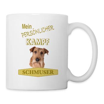 Persönlicher Kampfschmuser - Irish Terrier - Tasse - Weiß - Rechts
