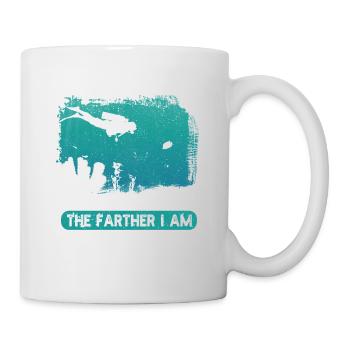 Plus je me rapproche de la raison, plus c’est drôle - Mug blanc - blanc - Droite