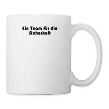 Feuerwehr - Ein Team für die Sicherheit - Tasse - Weiß - Rechts