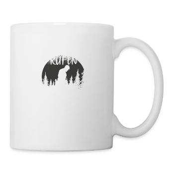 Die Schätze rufen Sondelgänger Metalldetektor - Tasse - Weiß - Rechts