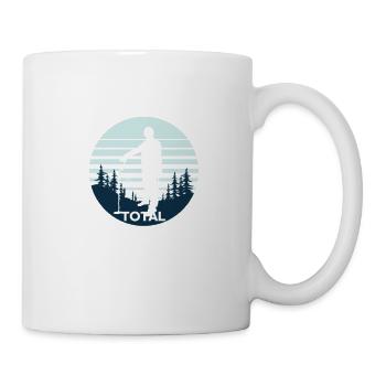 Total untersondelt Sondelgänger Metalldetektor - Tasse - Weiß - Rechts