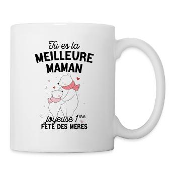 c'est ma première fête des mères - Mug blanc - blanc - Droite