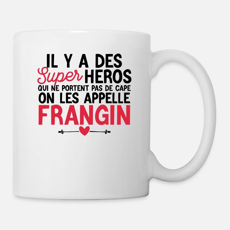 Frangin super héros - Mug blanc - blanc