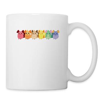 Chinchilla LGBT Rainbow Shorttail Long Tail - Mug - white - Right