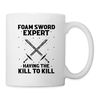 Rollenspiel Zitat für Larper und Larp - Tasse - Weiß - Rechts