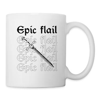 Live-action role-playing game for NPC and RPG role-playing game - Mug - white - Right