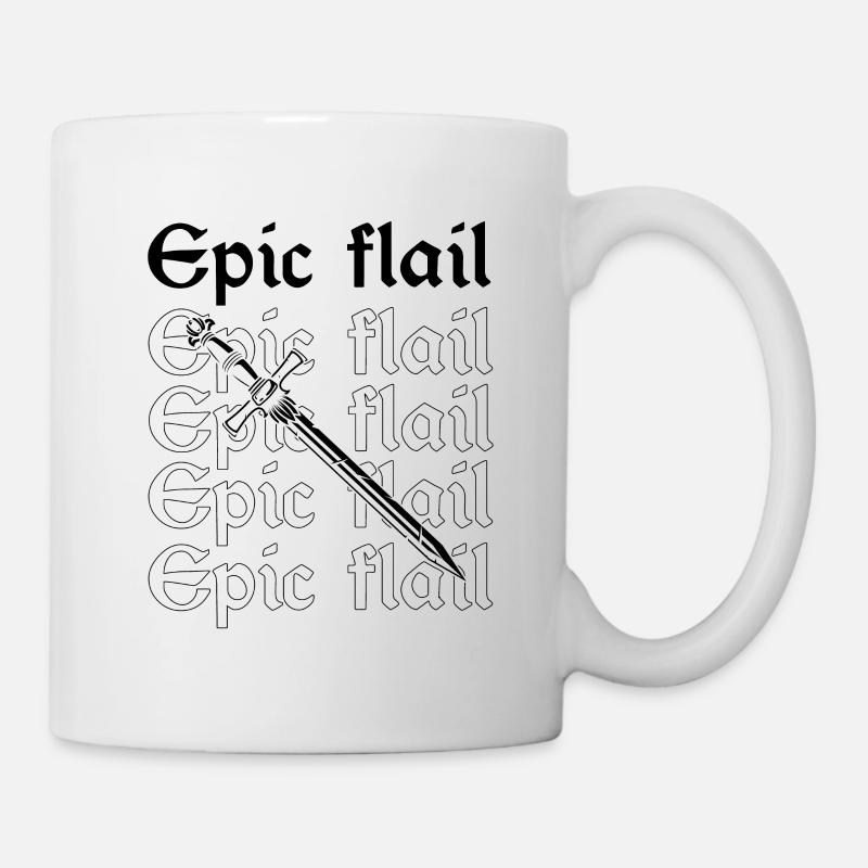 Jeu de rôle en direct pour PNJ et jeu de rôle RPG - Mug blanc - blanc