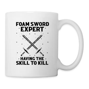 Citation Larper pour les jeux de rôle GN et fantastiques - Mug blanc - blanc - Droite
