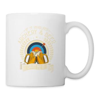 If It Involves Archery & Beer Count Me In Archer T - Tasse - Weiß - Rechts