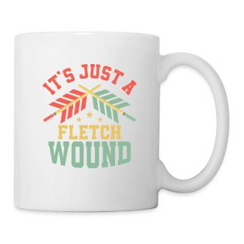 It's Just A Fletch Wound Archery Target Bow & Arro - Mug - white - Right