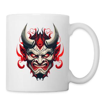 hannya mask II - Tasse - Weiß - Rechts