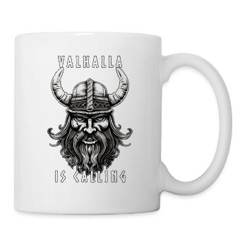 Valhalla is calling, Viking Warrior design - Mug - white - Right