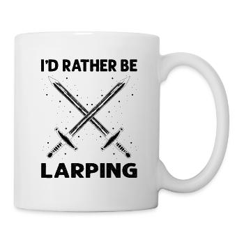 Rollenspiel Zitat für Larper und Larp - Tasse - Weiß - Rechts