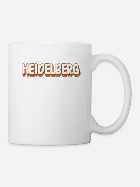Heidelbergerin Heidelberger Heidelberg - Tasse - Weiß