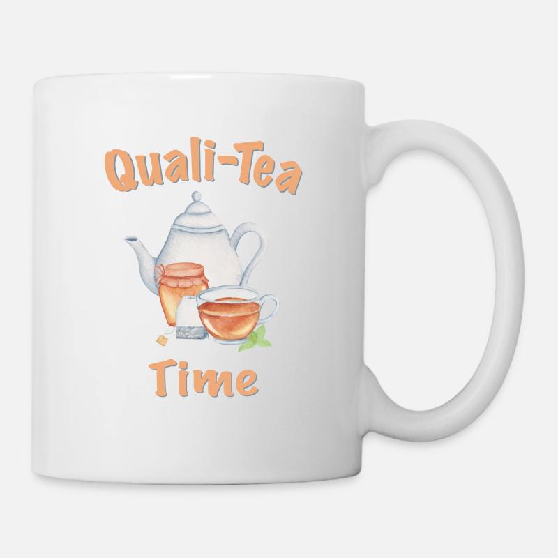Tee Tea time LustigeSprüche - Tasse - Weiß
