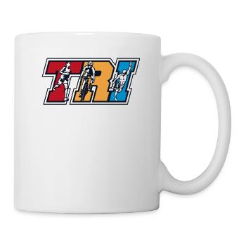 TRI Triathlete Training Triathlon Bike Professional - Mug - white - Right