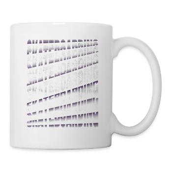 Skateboarding Skate Skater Skateboard Sk8 Font - Mug - white - Right