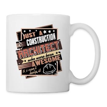 A Construction Architect Who Were Born Awesome - Mug - white - Right