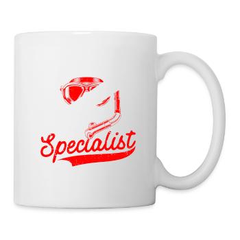 Rettungstaucher Unterwasserreaktionsspezialist - Tasse - Weiß - Rechts